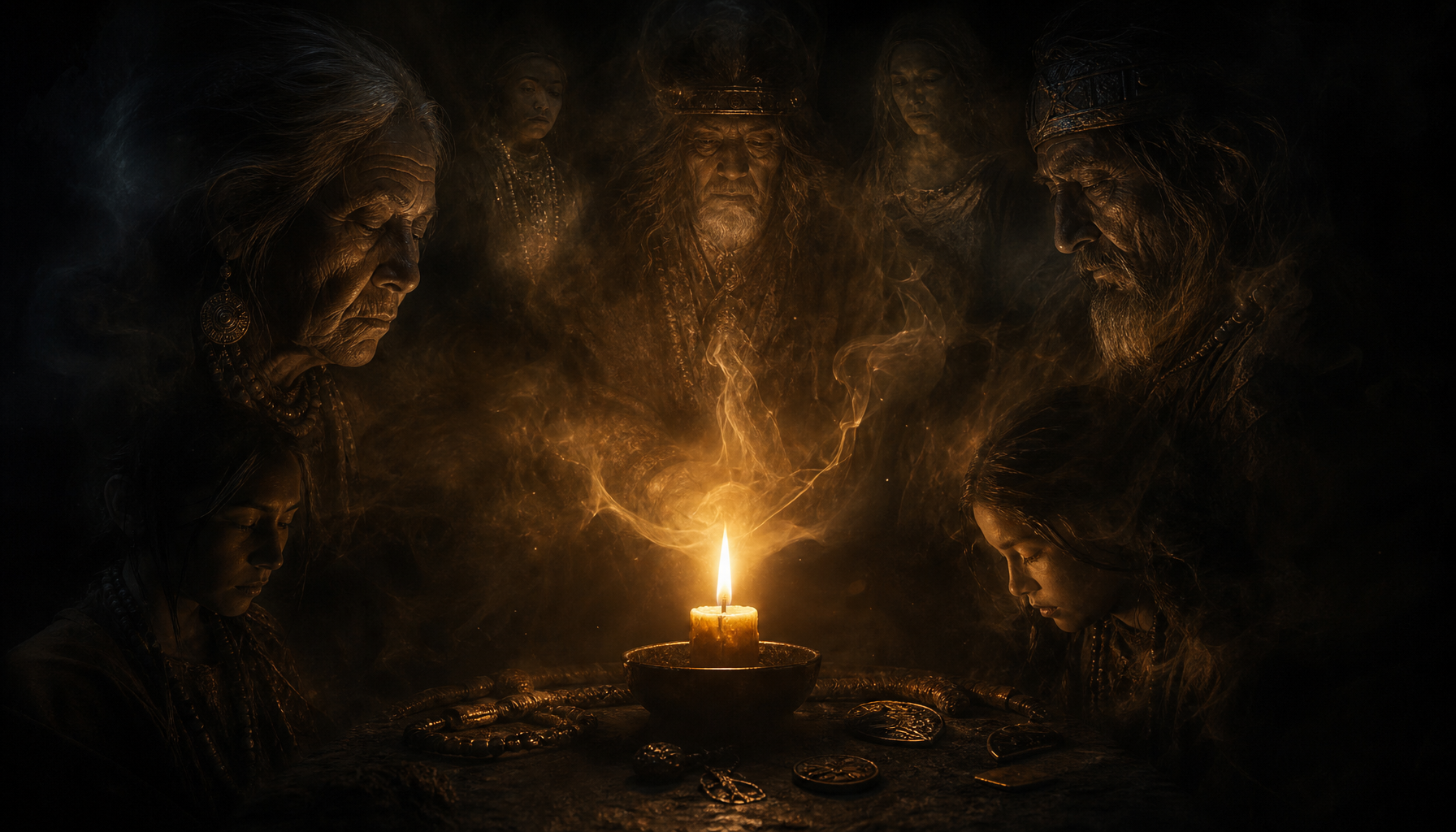 The spirit world — the realms between lives.